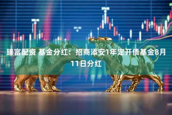 臻富配资 基金分红：招商添安1年定开债基金8月11日分红